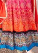 Bandhani Print Wedding Wear Anarkali